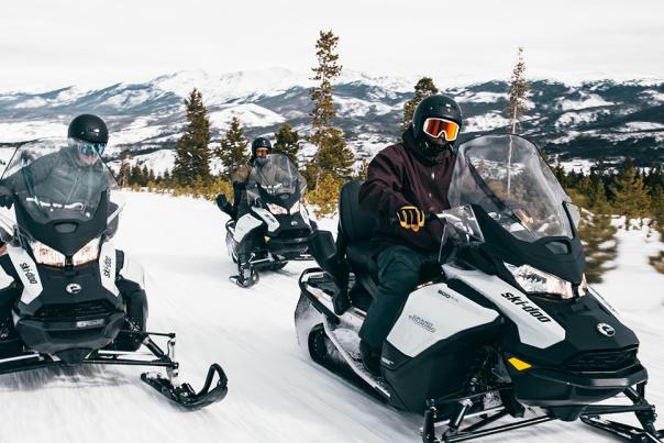 Snowmobiling in Fraser, Colorado