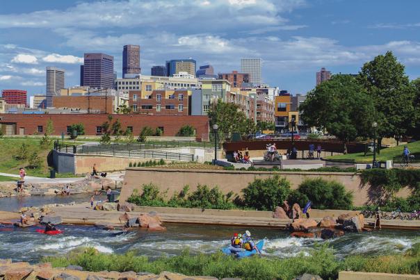 Confluence Park in Denver