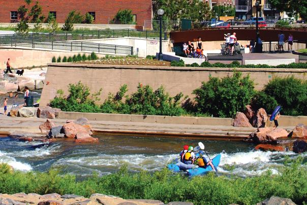 Confluence Park in Denver, Colorado