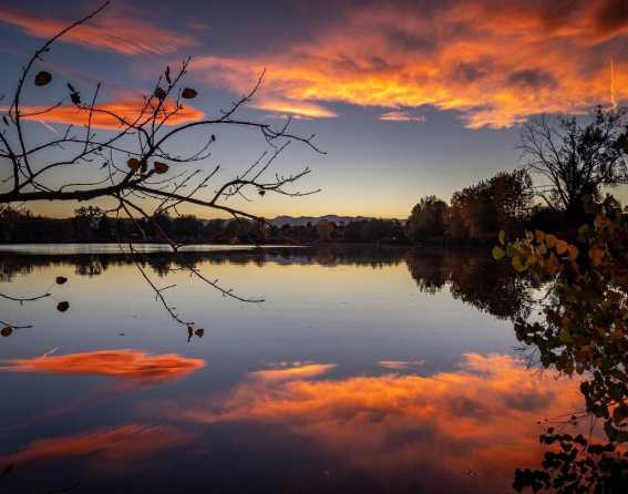 Huston Lake Park in Denver, Colorado