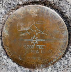 Mile High Marker in Denver